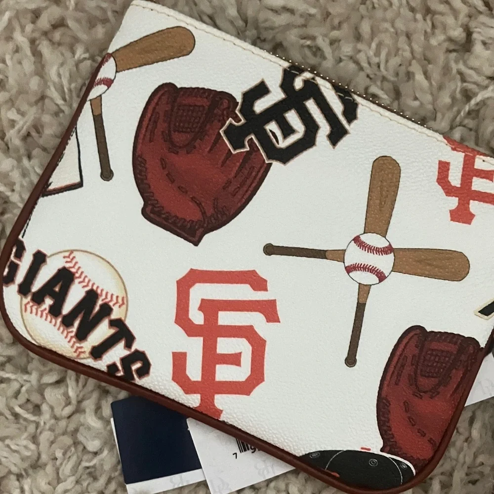 Dooney & Bourke San Francisco Giants White Printed Wristlet